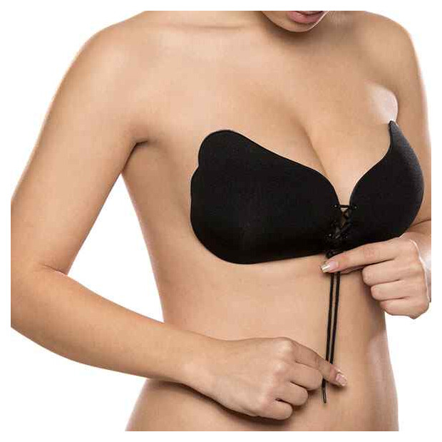 Bye Bra Lace-It Bra Cup A Black