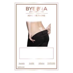 Bye Bra  Adhesive Thong Nude One Size