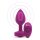B-Vibe Vibrating Jewel Plug S/M Pink Ruby
