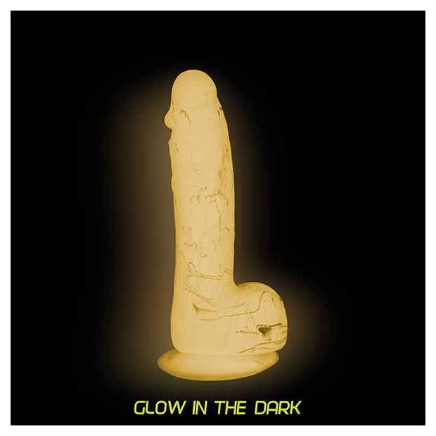 Addiction Brandon Dong 7.5 Inch Pink Glow in the Dark