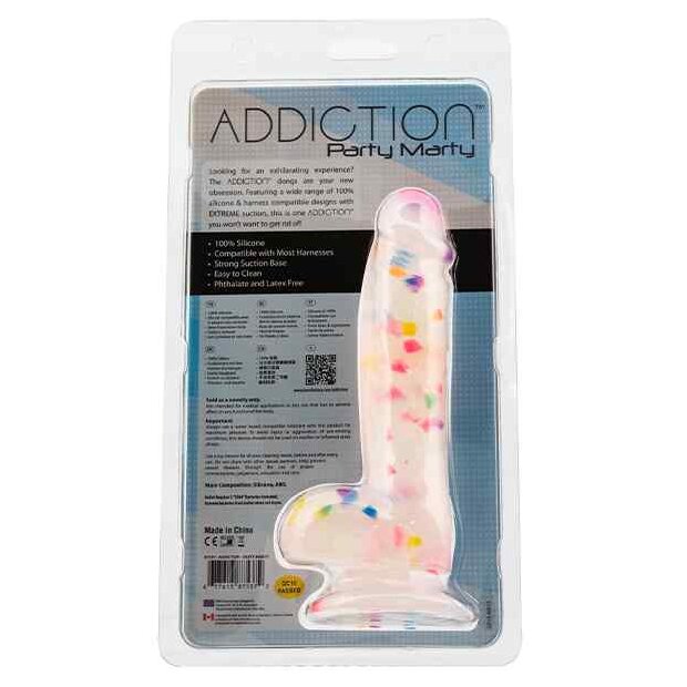 Addiction Party Marty Dong 7.5 Inch Frost and Confetti