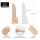 Naked Addiction Dual Density Dong Dildo Beige 20,5 cm