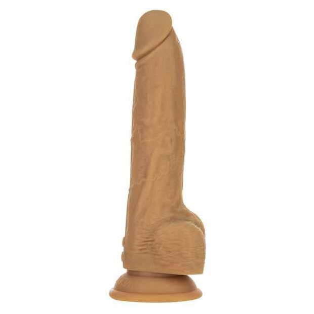 Naked Addiction Thrusting Dong with Remote Caramel 23cm