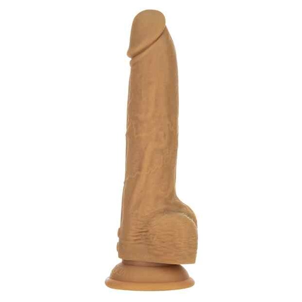 Naked Addiction Thrusting Dong with Remote Vibrator Beige 23 cm ⌀ 4,6 cm