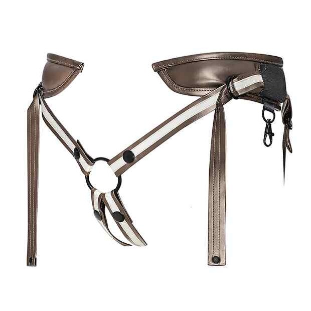 Strap-On-Me Leatherette Harness Desirous Strap-On Bronze