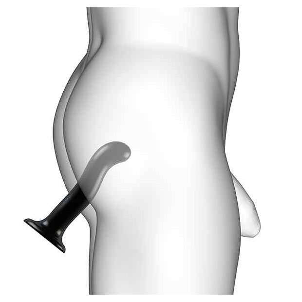 Strap-On-Me PG Spot Dildo Small Schwarz 16,4 cm ⌀ 3 cm