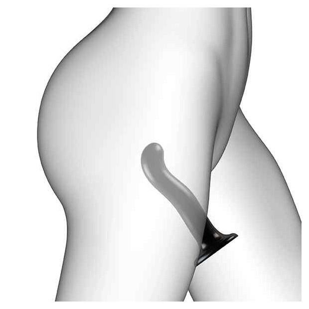 Strap-On-Me PG Spot Dildo Large Prostatamassager Schwarz ⌀ 3,4 cm