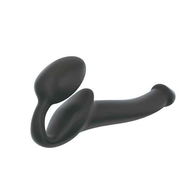 Strap-On-Me Semi-Realistic Bendable Strap-On Black S