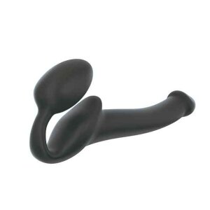 Strap-On-Me Semi-Realistic Bendable Strap-On Black S