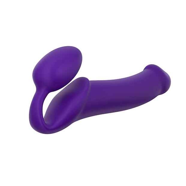 Strap-On-Me Semi-Realistic Bendable Strap-On Purple L