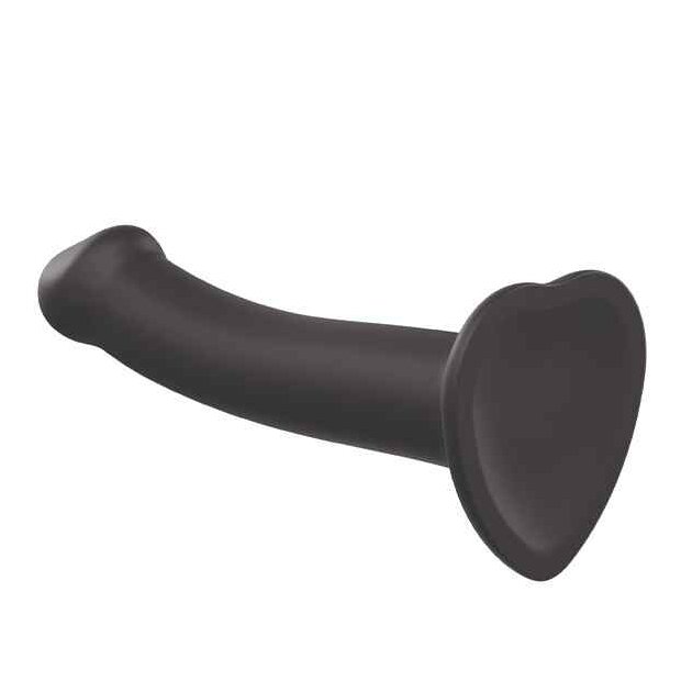 Strap-On-Me Semi-Realistic Dual Density Bendable Dildo Black XL