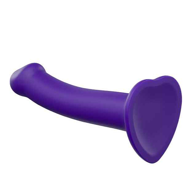 Strap-On-Me Semi-Realistic Dual Density Bendable Dildo Purple S