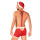 Obsessive Mr Claus costume red S/M
