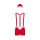 Obsessive Mr Claus costume red S/M