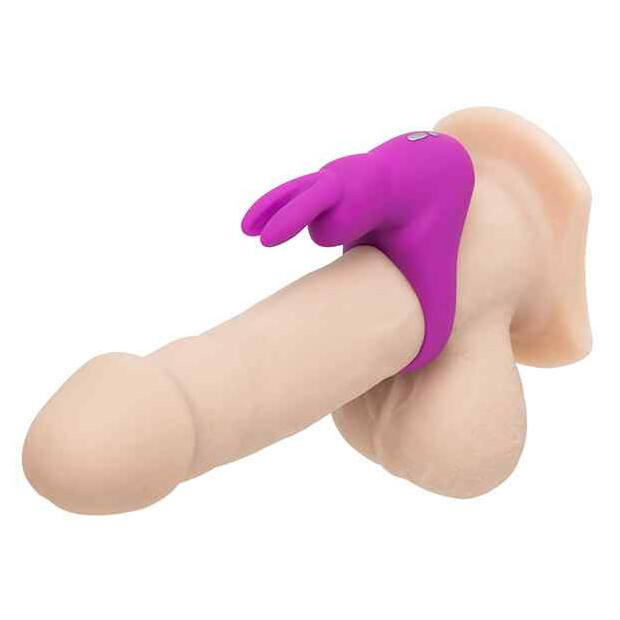 Happy Rabbit Rechargeable Vibrating Rabbit Cock Ring Penisring Lila ⌀ 3,5 cm