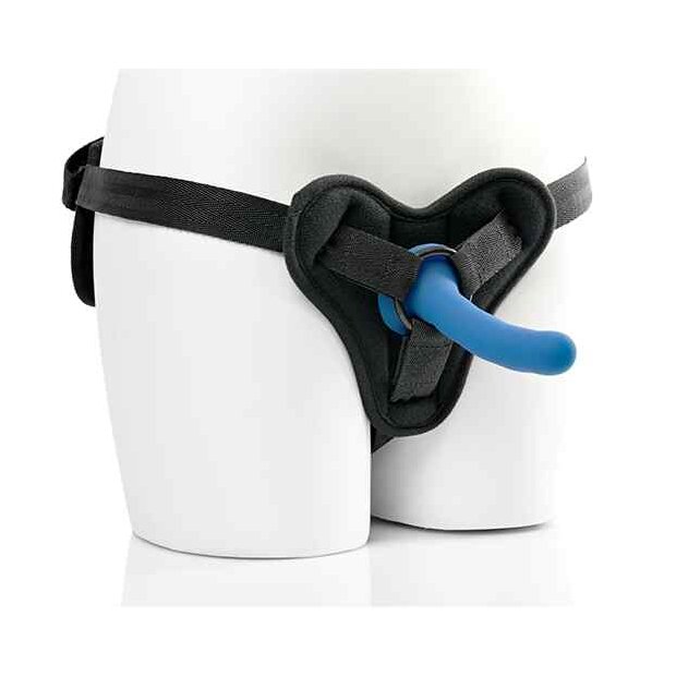 Sportsheets New Comers Strap On Set Special Edition Schwarz Blau 13,3 cm Taille bis 183 cm